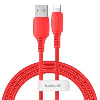 Кабель Baseus Colourful Cable USB - Lightning 2.4A 1.2м Красный